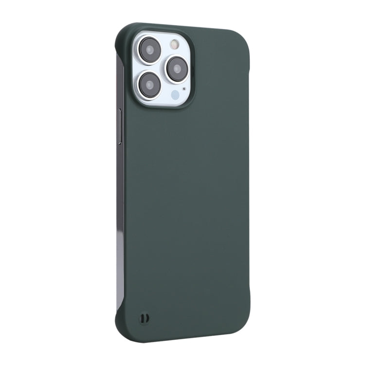For iPhone 14 Pro Max ENKAY Matte Frameless PC Phone Case(Dark Green) by ENKAY