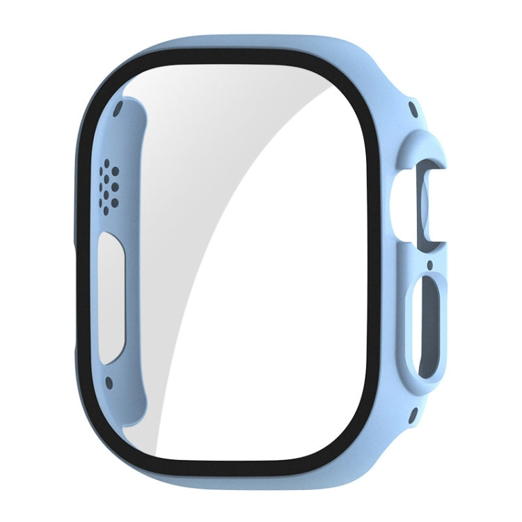 For Apple Watch Ultra 3 / 2 / 1 49mm ENKAY PC Frame 9H Tempered Glass Case(Blue) by ENKAY