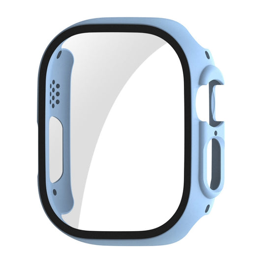 For Apple Watch Ultra 3 / 2 / 1 49mm ENKAY PC Frame 9H Tempered Glass Case(Blue) by ENKAY