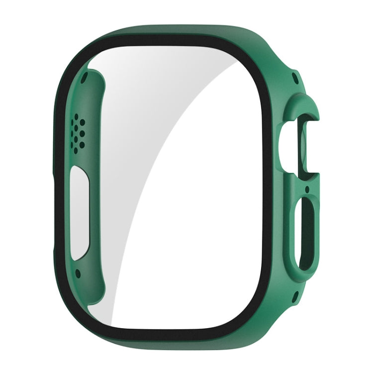 For Apple Watch Ultra 3 / 2 / 1 49mm ENKAY PC Frame 9H Tempered Glass Case(Green) by ENKAY