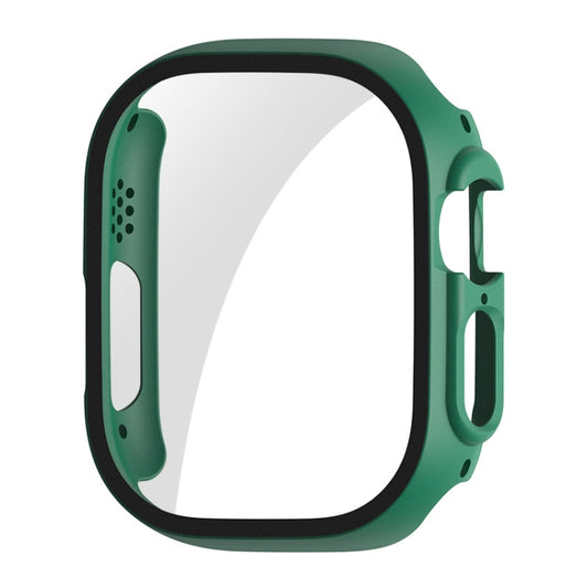 For Apple Watch Ultra 3 / 2 / 1 49mm ENKAY PC Frame 9H Tempered Glass Case(Green) by ENKAY