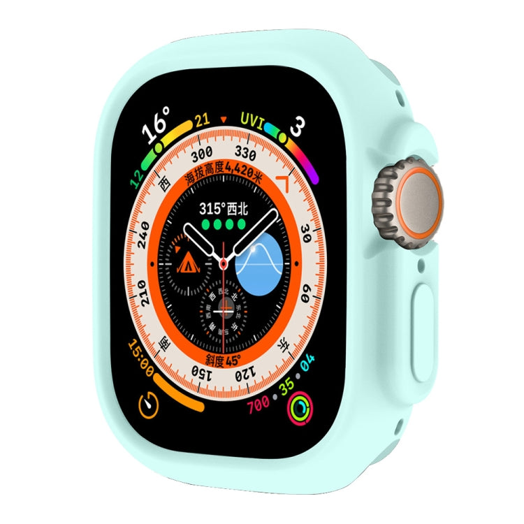 For Apple Watch Ultra 3 / 2 / 1 49mm ENKAY Solid Color Protective Soft TPU Frame Case(Light Blue) by ENKAY