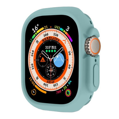 For Apple Watch Ultra 3 / 2 / 1 49mm ENKAY Solid Color Protective Soft TPU Frame Case(Cyan) by ENKAY