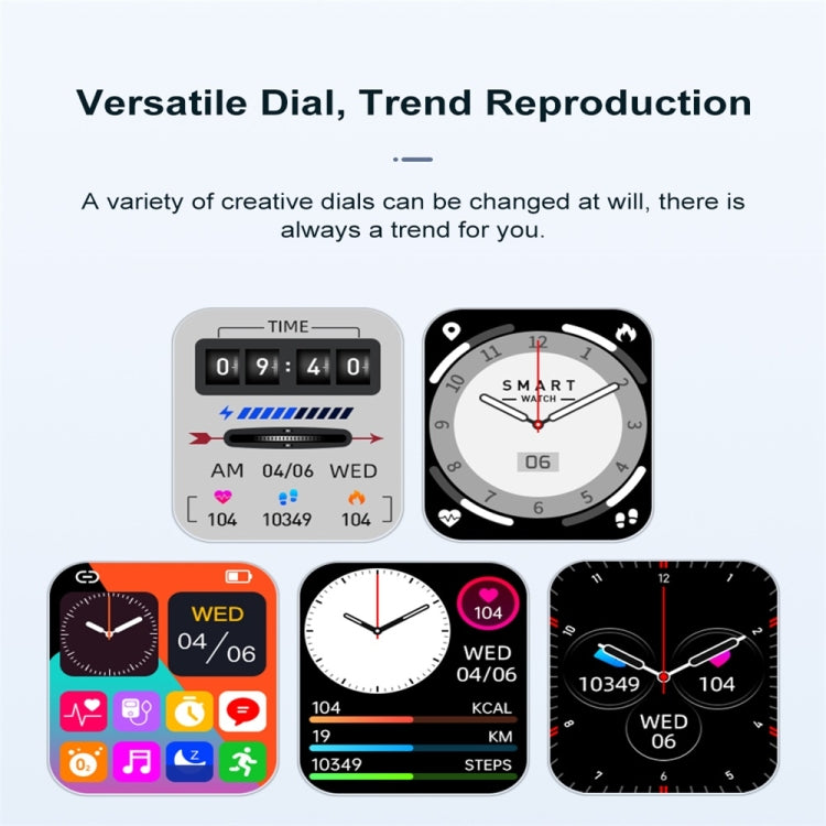 ZW32 1.85 inch Color Screen Smart Watch,Support Heart Rate Monitoring/Blood Pressure Monitoring(Pink) by bashfashion