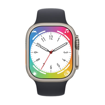 YS8 Ultra 2.05 inch Color Screen Smart Watch,Support Heart Rate Monitoring/Blood Pressure Monitoring(Black) by bashfashion