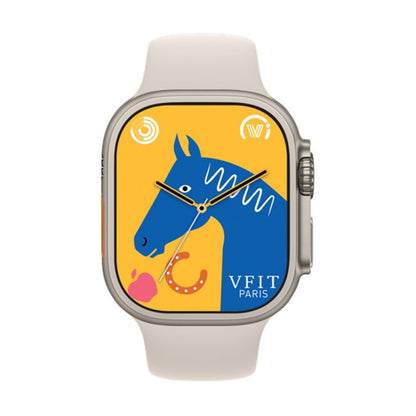 YS8 Ultra 2.05 inch Color Screen Smart Watch,Support Heart Rate Monitoring/Blood Pressure Monitoring(Grey) by bashfashion