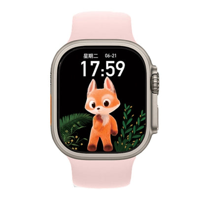 YS8 Ultra 2.05 inch Color Screen Smart Watch,Support Heart Rate Monitoring/Blood Pressure Monitoring(Pink) by bashfashion