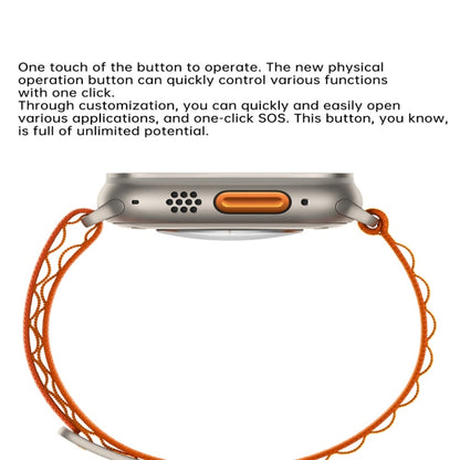 YS8 Ultra 2.05 inch Color Screen Smart Watch,Support Heart Rate Monitoring/Blood Pressure Monitoring(Pink) by bashfashion