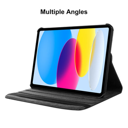 For iPad 2025 / 2022 ENKAY Hat-Prince 360 Degree Rotation Litchi Leather Smart Tablet Case(White) by ENKAY