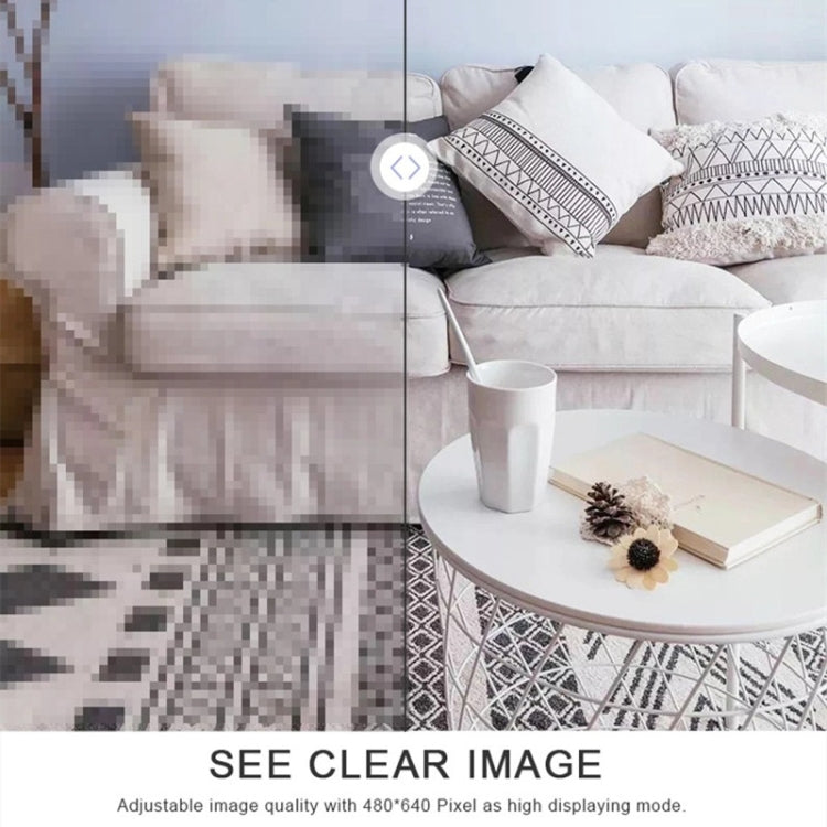 ABM100 4.3 inch Wireless Video Color Night Vision Baby Monitor 360-Degree Security Camera(EU Plug) by bashfashion