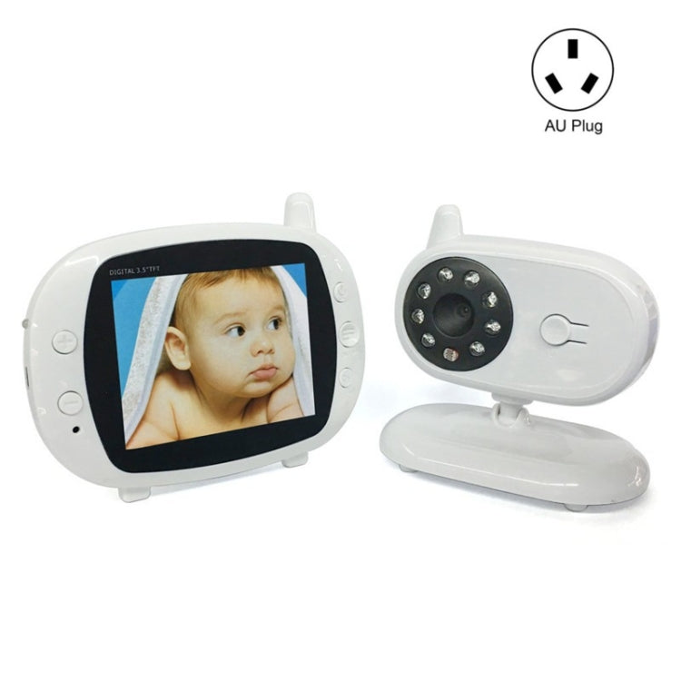 BM850 3.5 inch Wireless Video Color Baby Monitor Night Vision Temperature Monitor(AU Plug) by bashfashion