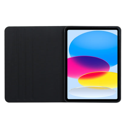 For iPad 2025 / 2022 ENKAY PC Back Cover Smart Leather Tablet Case with Pen Slot & Holder(Dark Blue) by ENKAY