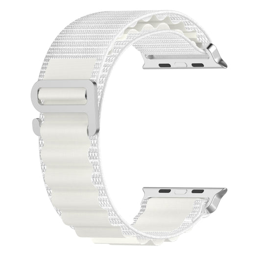 Double Color Nylon Watch Band For Apple Watch Ultra 49mm(Starlight) by bashfashion