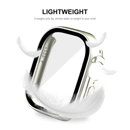 For Apple Watch Ultra 3 / 2 / 1 49mm ENKAY Hat-Prince Waterproof Full Coverage PC Frame + 9H Tempered Glass Case(Black) by ENKAY