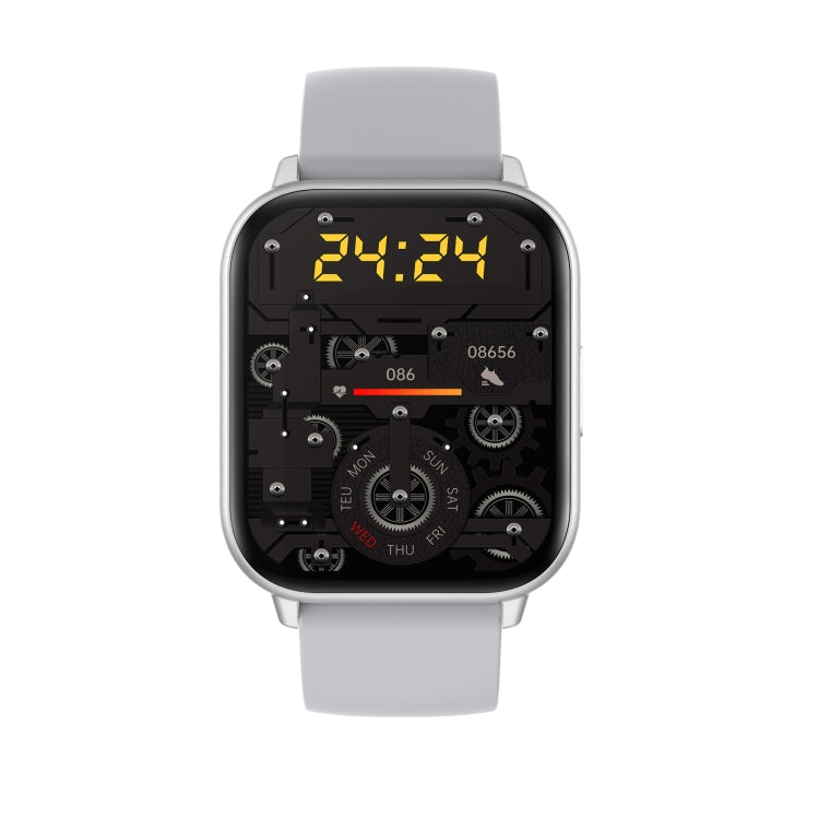 P56T 1.91 inch Color Screen Smart Watch,Support Heart Rate Monitoring / Blood Pressure Monitoring(Silver) by bashfashion