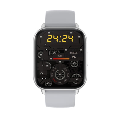 P56T 1.91 inch Color Screen Smart Watch,Support Heart Rate Monitoring / Blood Pressure Monitoring(Silver) by bashfashion
