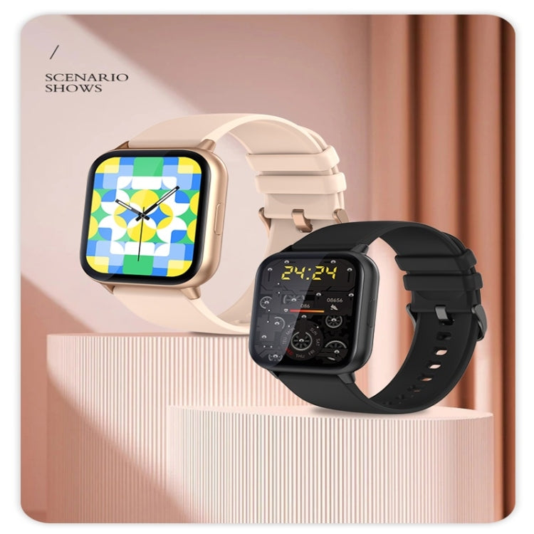 P56T 1.91 inch Color Screen Smart Watch,Support Heart Rate Monitoring / Blood Pressure Monitoring(Silver) by bashfashion