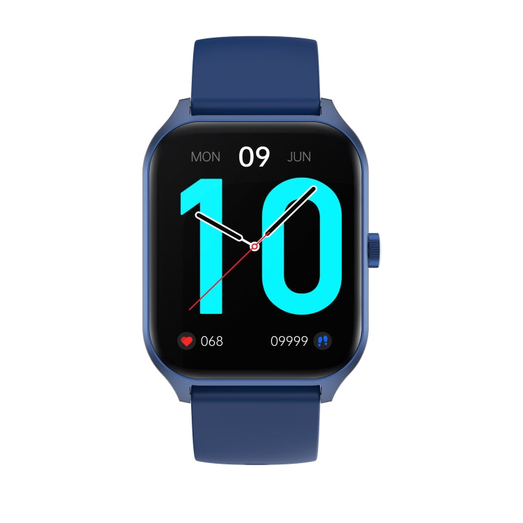 P58 1.96 inch Color Screen Smart Watch Support Heart Rate Monitoring / Blood Pressure Monitoring(Blue) by bashfashion