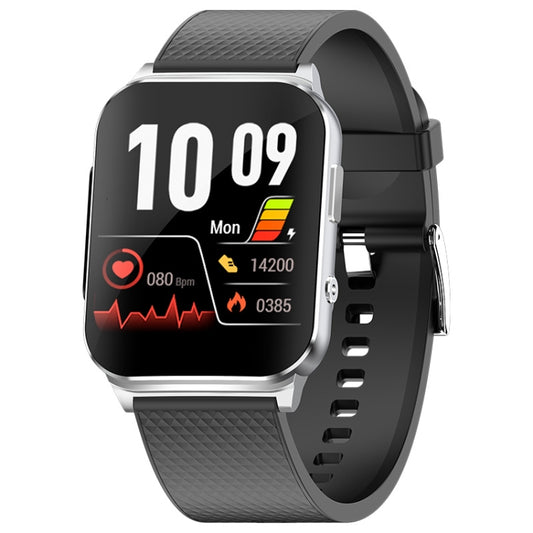 EP03 1.83 inch Color Screen Smart Watch,Support Heart Rate Monitoring / Blood Pressure Monitoring(Silver) by bashfashion