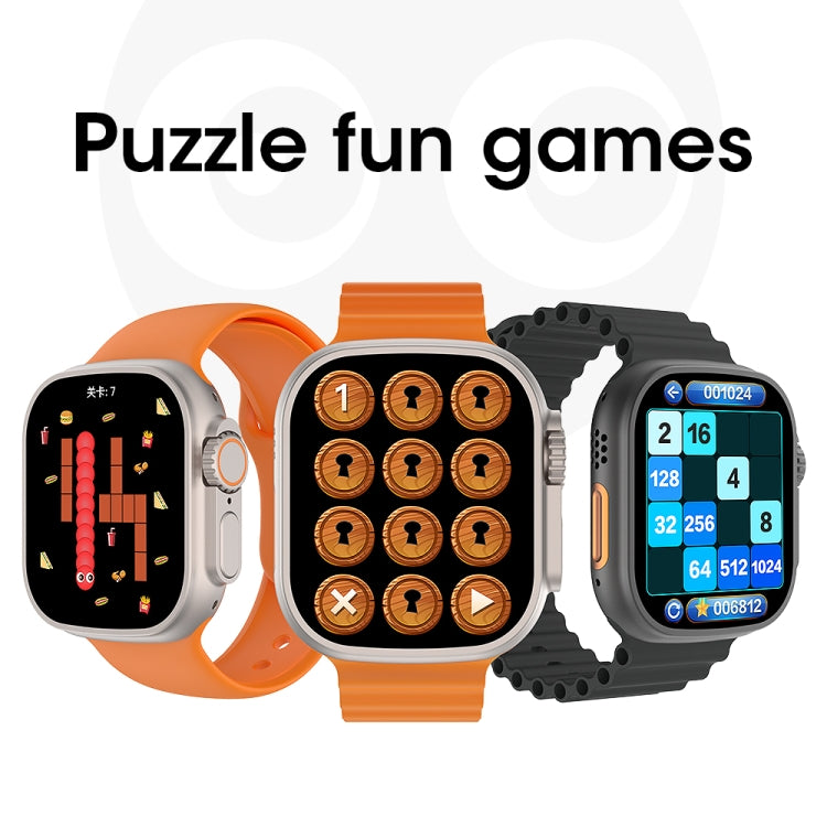 Ultra9 2.1 inch Color Screen Smart Watch,Support Heart Rate Monitoring / Blood Pressure Monitoring(Black) by bashfashion