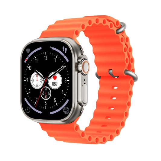 WS68 ULTRA 1.85 inch Color Screen Smart Watch,Support Heart Rate Monitoring / Blood Pressure Monitoring(Gold) by bashfashion