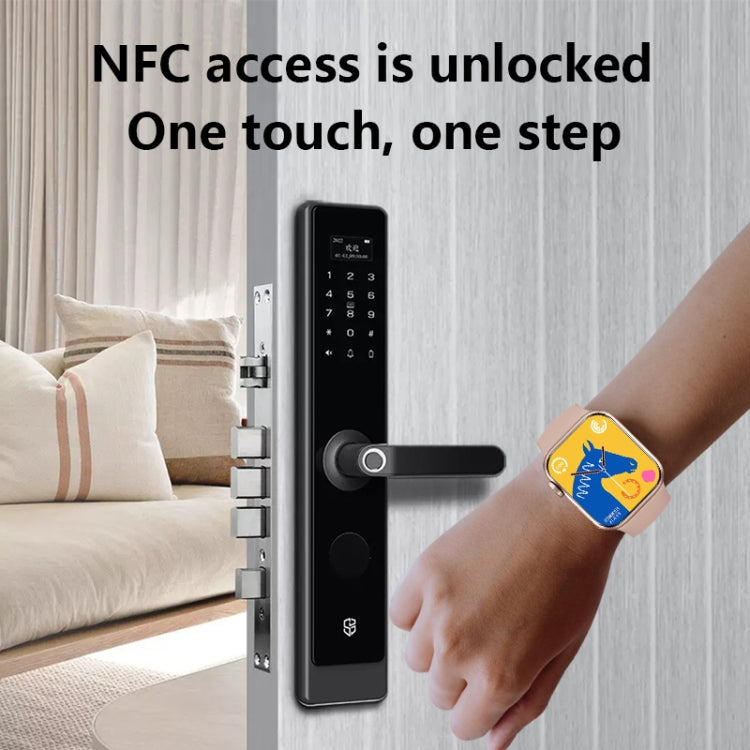 WS88 1.96 inch Color Screen Smart Watch,Support Heart Rate Monitoring / Blood Pressure Monitoring(Black) by bashfashion