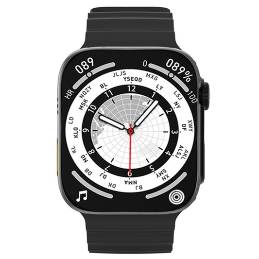 W800 Ultra 2.02 inch Color Screen Smart Watch,Support Heart Rate Monitoring / Blood Pressure Monitoring(Black) by bashfashion