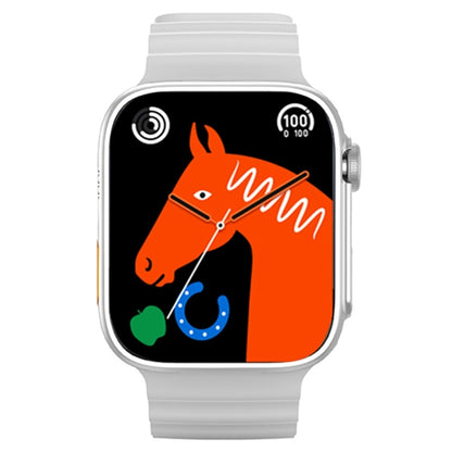 W800 Ultra 2.02 inch Color Screen Smart Watch,Support Heart Rate Monitoring / Blood Pressure Monitoring(White) by bashfashion