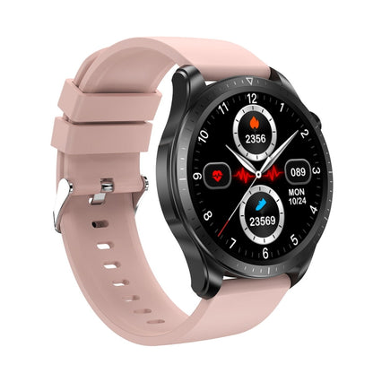 E420 1.39 inch Color Screen Smart Watch,Silicone Strap,Support Heart Rate Monitoring / Blood Pressure Monitoring(Pink) by bashfashion