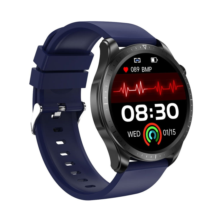 E420 1.39 inch Color Screen Smart Watch,Silicone Strap,Support Heart Rate Monitoring / Blood Pressure Monitoring(Blue) by bashfashion