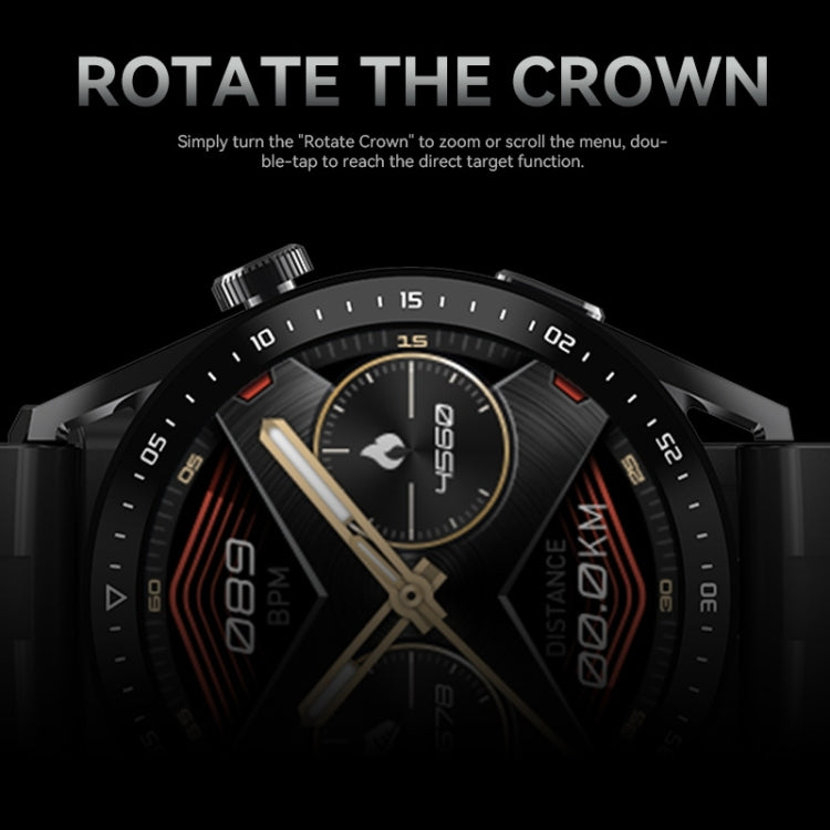 EC33 Pro 1.48 inch Color Screen Smart Watch,Support Heart Rate Monitoring / Blood Pressure Monitoring(Black) by bashfashion