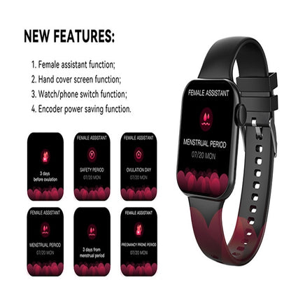 E700 1.86 inch Color Screen Smart Watch,Support Heart Rate Monitoring / Blood Pressure Monitoring(Gold) by bashfashion