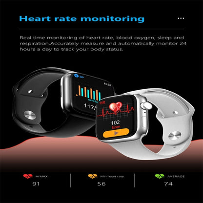 U8 Pro 2.09 inch Color Screen Smart Watch,Support Heart Rate Monitoring / Blood Pressure Monitoring(Black) by bashfashion
