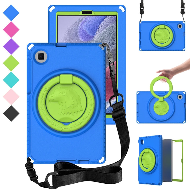 For Samsung Galaxy Tab A7 Lite T220/T225 2020 EVA Hybrid PC Shockproof Tablet Case with Frame(Blue) by bashfashion