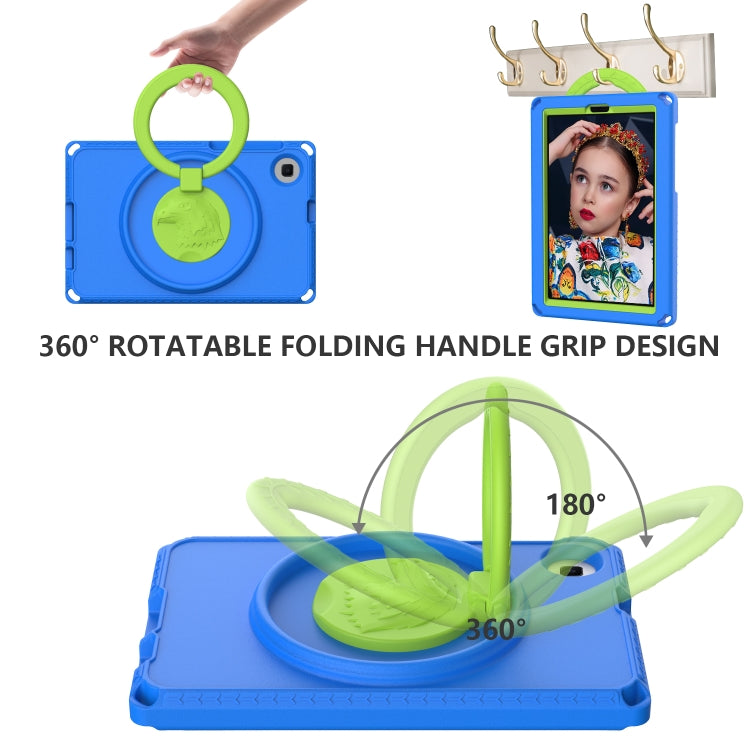 For Samsung Galaxy Tab A7 Lite T220/T225 2020 EVA Hybrid PC Shockproof Tablet Case with Frame(Blue) by bashfashion