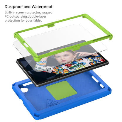 For Samsung Galaxy Tab A7 Lite T220/T225 2020 EVA Hybrid PC Shockproof Tablet Case with Frame(Blue) by bashfashion