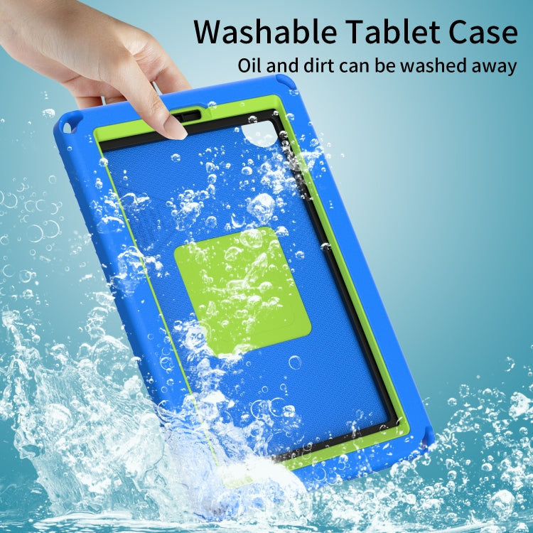 For Samsung Galaxy Tab A7 Lite T220/T225 2020 EVA Hybrid PC Shockproof Tablet Case with Frame(Blue) by bashfashion