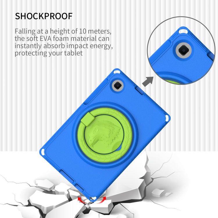 For Samsung Galaxy Tab A7 Lite T220/T225 2020 EVA Hybrid PC Shockproof Tablet Case with Frame(Blue) by bashfashion