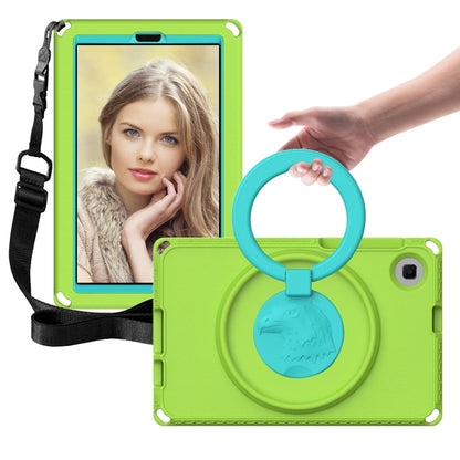 For Samsung Galaxy Tab A11 / A9 EVA Hybrid PC Shockproof Tablet Case with Frame(Grass Green) by bashfashion