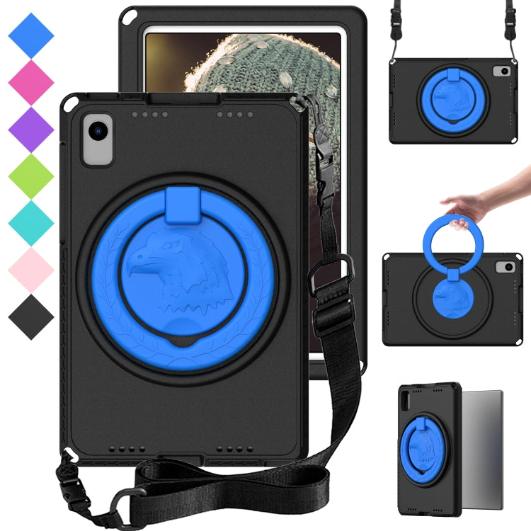 For Samsung Galaxy Tab S6 Lite 2024 EVA Hybrid PC Shockproof Tablet Case with Frame(Black) by bashfashion