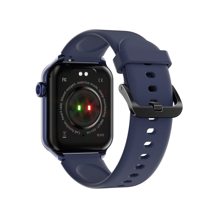 X7 1.83 inch Color Screen Smart Watch,Support Heart Rate Monitoring / Blood Pressure Monitoring(Blue) by bashfashion