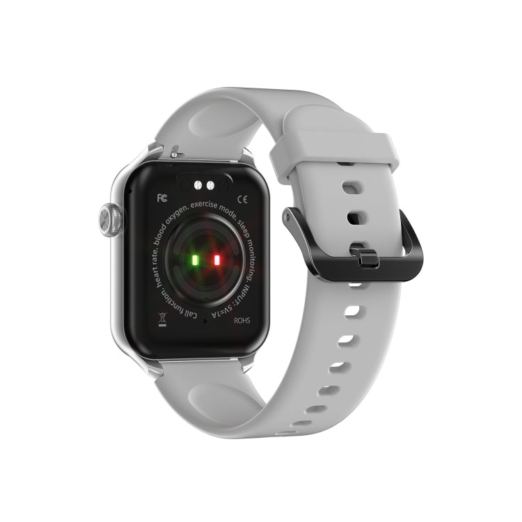 X7 1.83 inch Color Screen Smart Watch,Support Heart Rate Monitoring / Blood Pressure Monitoring(Silver) by bashfashion