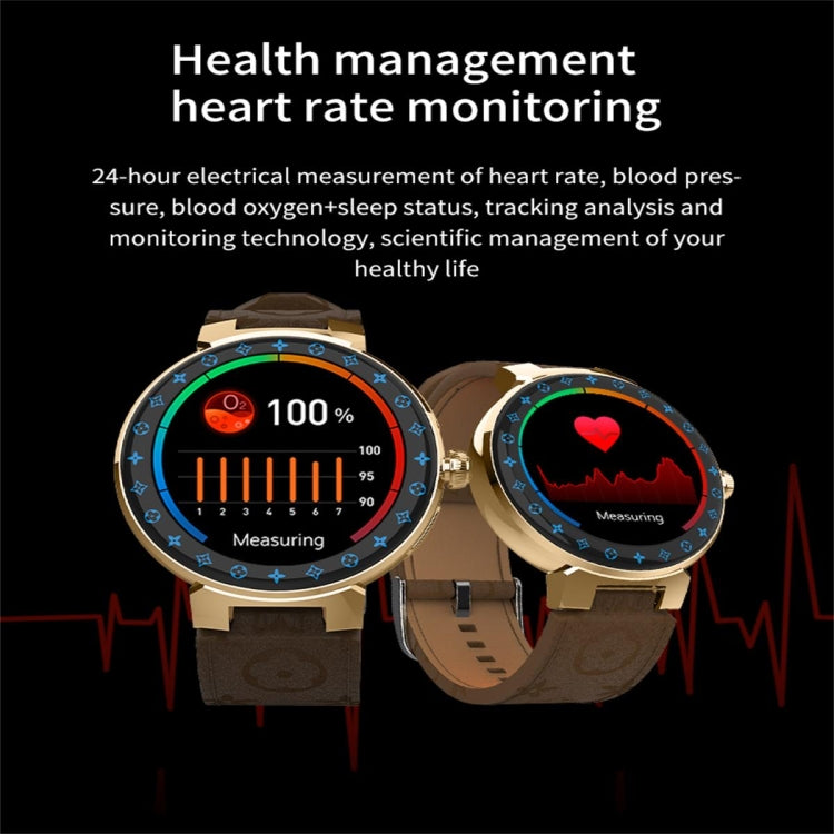 JLV68 1.35 inch Color Screen Smart Watch,Support Heart Rate Monitoring / Blood Pressure Monitoring(Black) by bashfashion