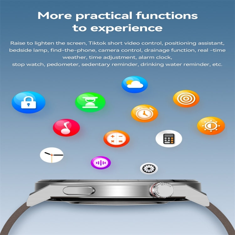 DW13 1.5 inch Color Screen Smart Watch,Support Heart Rate Monitoring / Blood Pressure Monitoring(Silver) by bashfashion