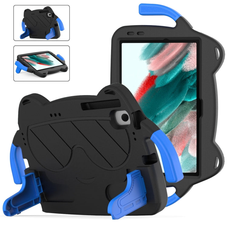 For Sumsung Galaxy Tab A8 10.5 2021 Ice Baby EVA Shockproof Hard PC Tablet Case(Black+Blue) by bashfashion