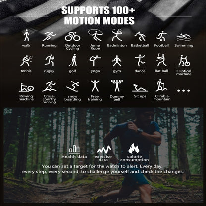 C21pro 1.39 inch Color Screen Smart Watch,Support Heart Rate / Blood Pressure / Blood Oxygen Monitoring(Black) by bashfashion