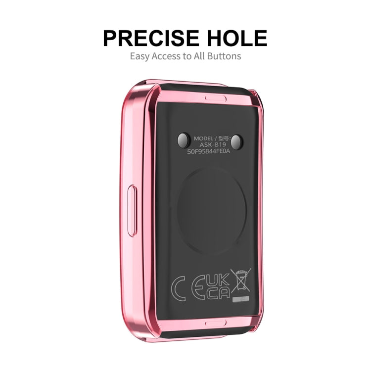 For Huawei Band 10 / 9 / 8 ENKAY Hat-Prince Full Coverage Electroplated Soft TPU Case with Screen Protection(Pink) by ENKAY