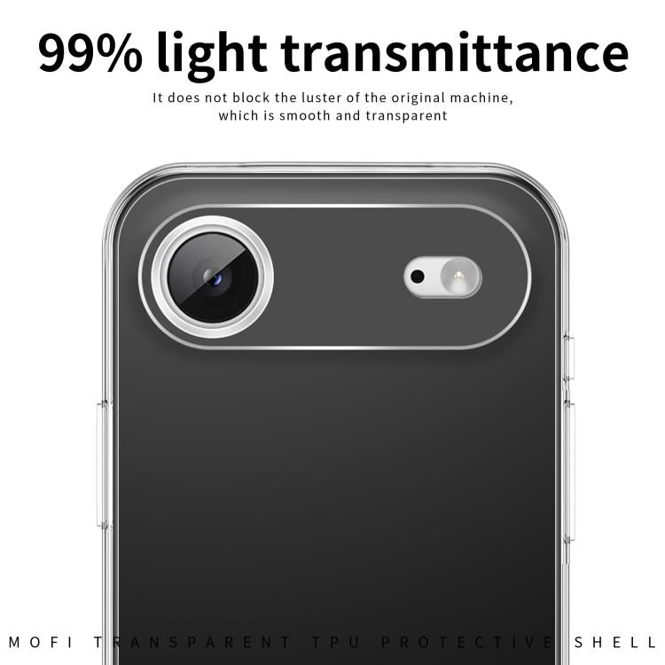 For iPhone Air MOFI Ming Series Ultra-thin TPU Phone Case(Transparent) by MOFI