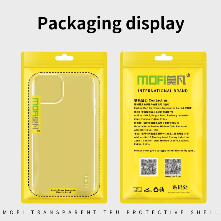 For iPhone 17 Pro MOFI Ming Series Ultra-thin TPU Phone Case(Transparent) by MOFI
