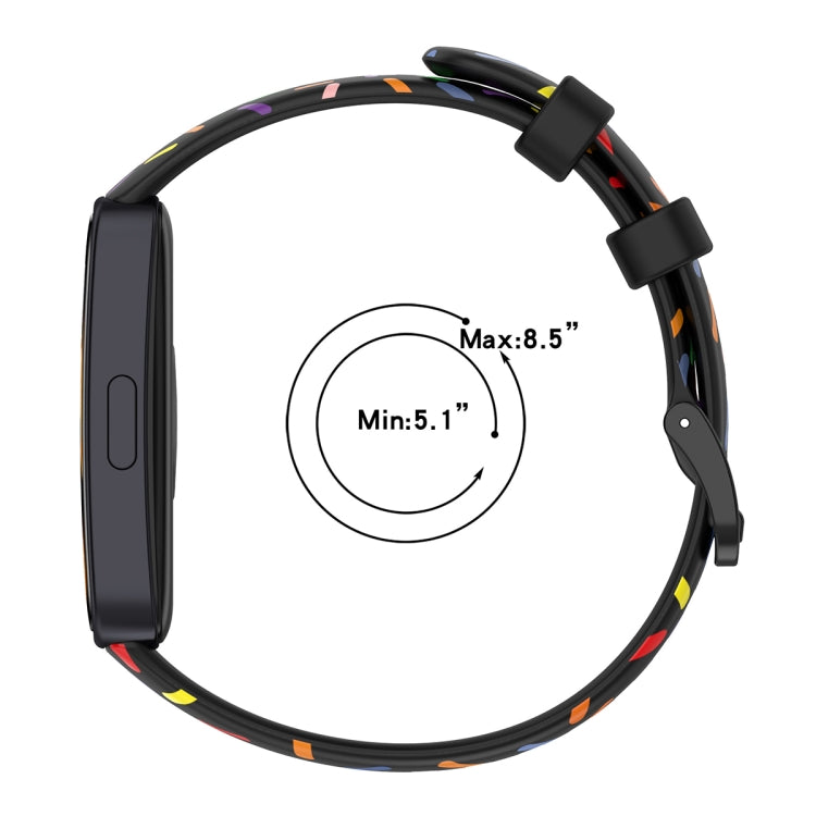 For Huawei Band 8 / 9 ENKAY Hat-Prince Full Coverage Screen Protector + Adjsutable Silicone Sport Loop Strap Watchband(Pink) by ENKAY